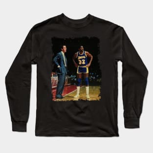 Pat Riley and Magic Johnson, 1983 Long Sleeve T-Shirt